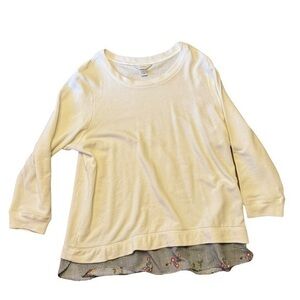 CJ Banks cream sweater